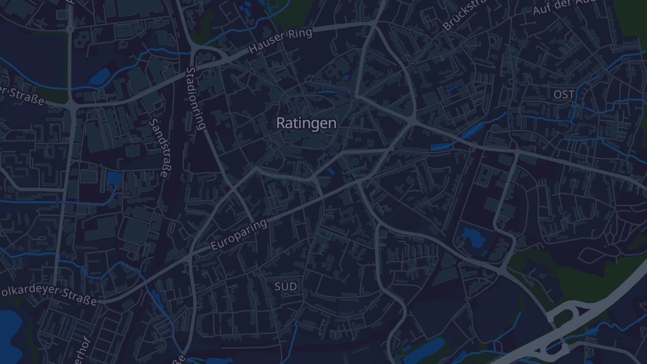 Karte von Ratingen