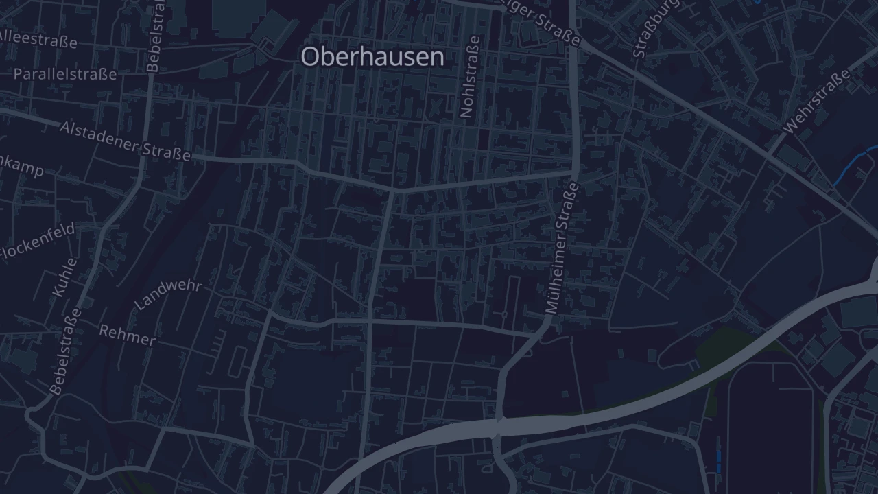 Karte von Oberhausen