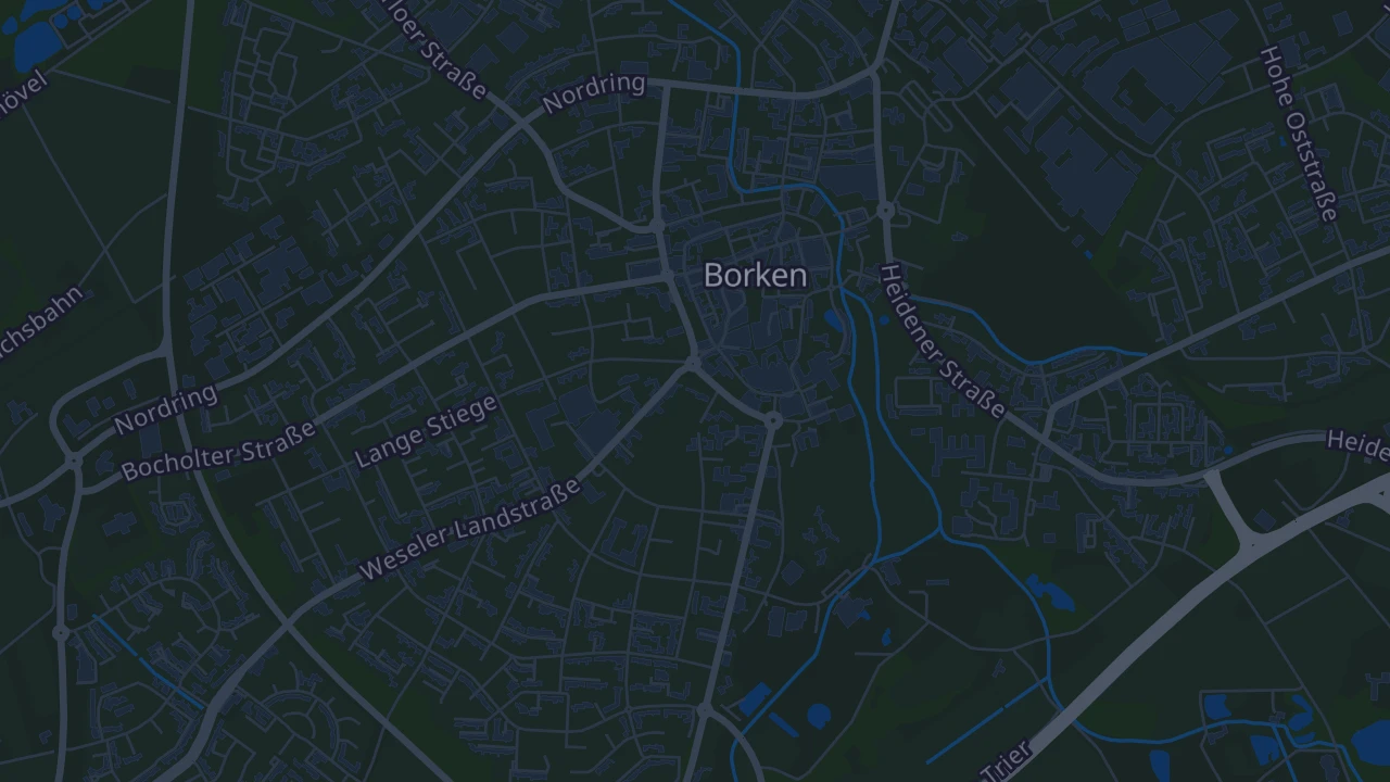Karte von Borken