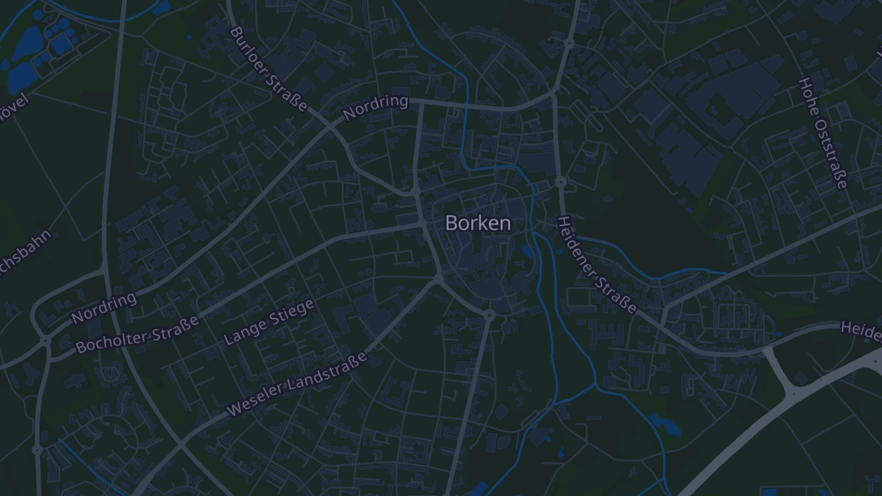 Karte von Borken