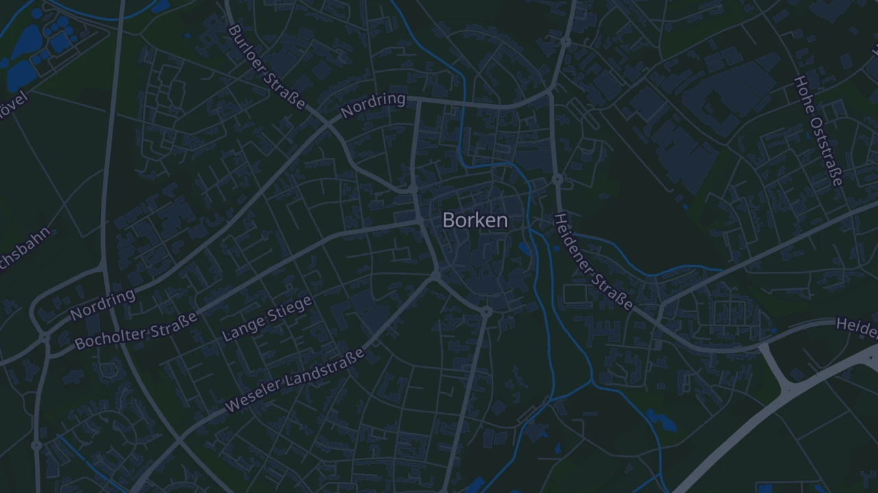 Karte von Borken