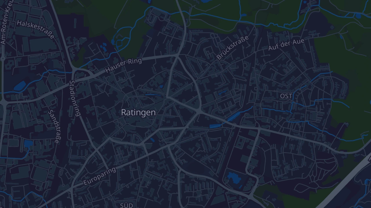 Karte von Ratingen