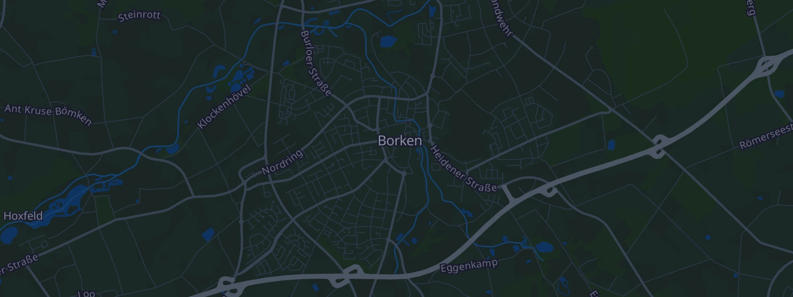 Karte von Borken