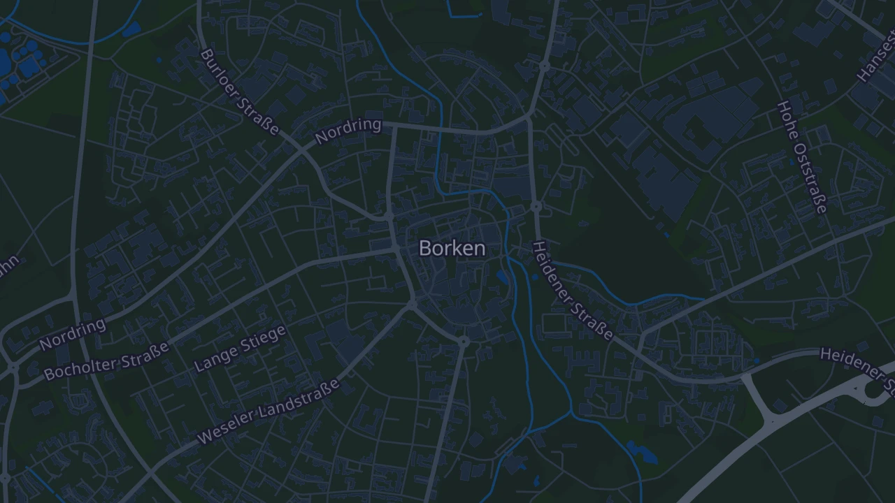 Karte von Borken