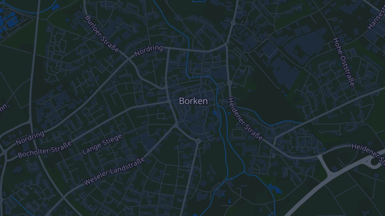Karte von Borken