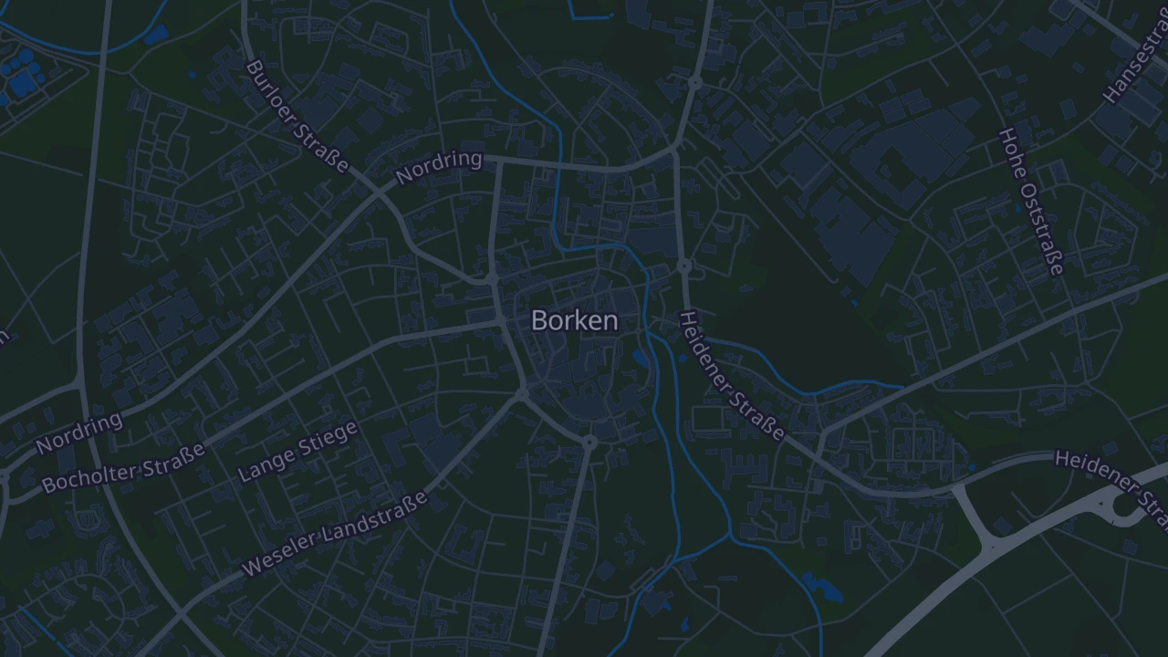 Karte von Borken