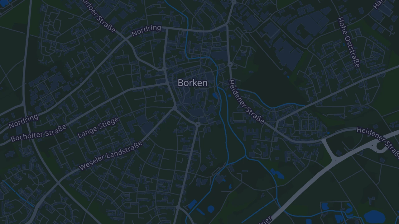 Karte von Borken