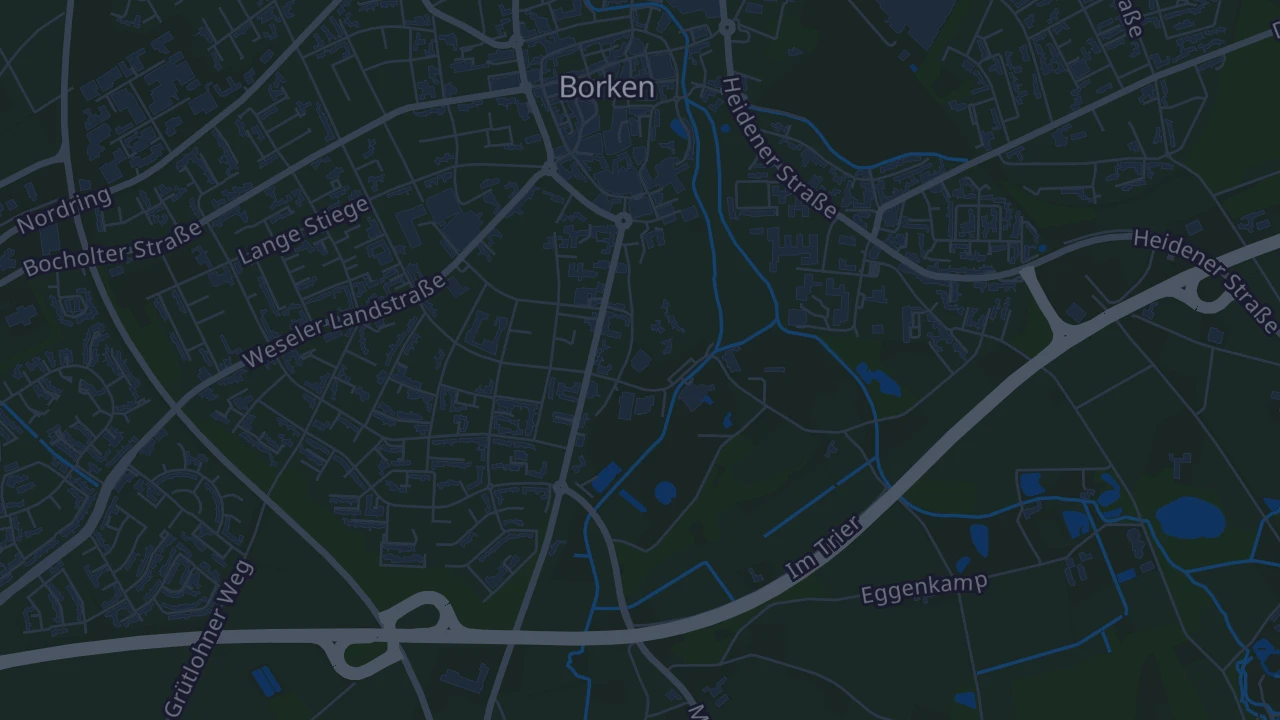 Karte von Borken
