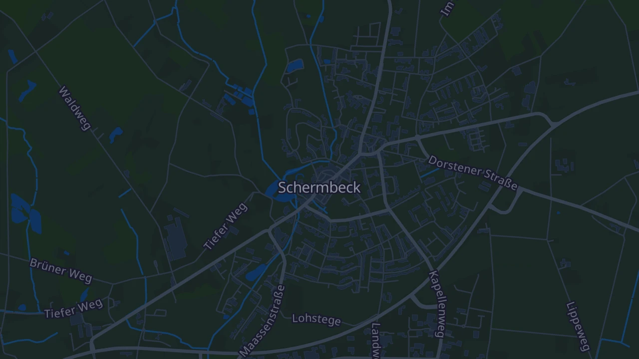 Karte von Schermbeck