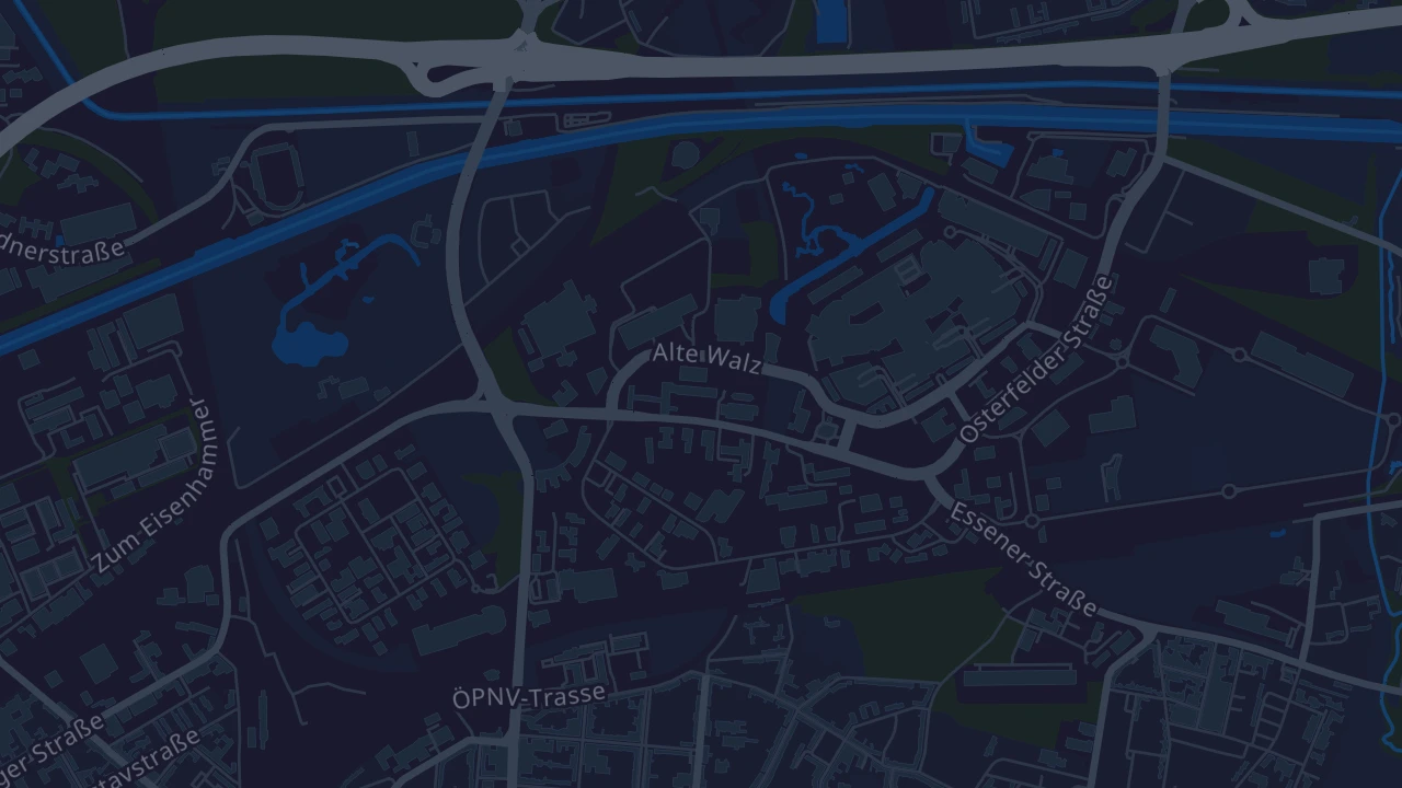 Karte von Oberhausen