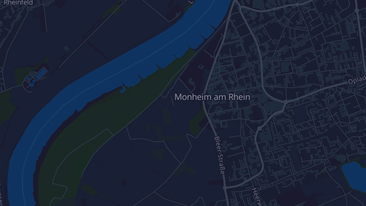 Karte von Monheim am Rhein