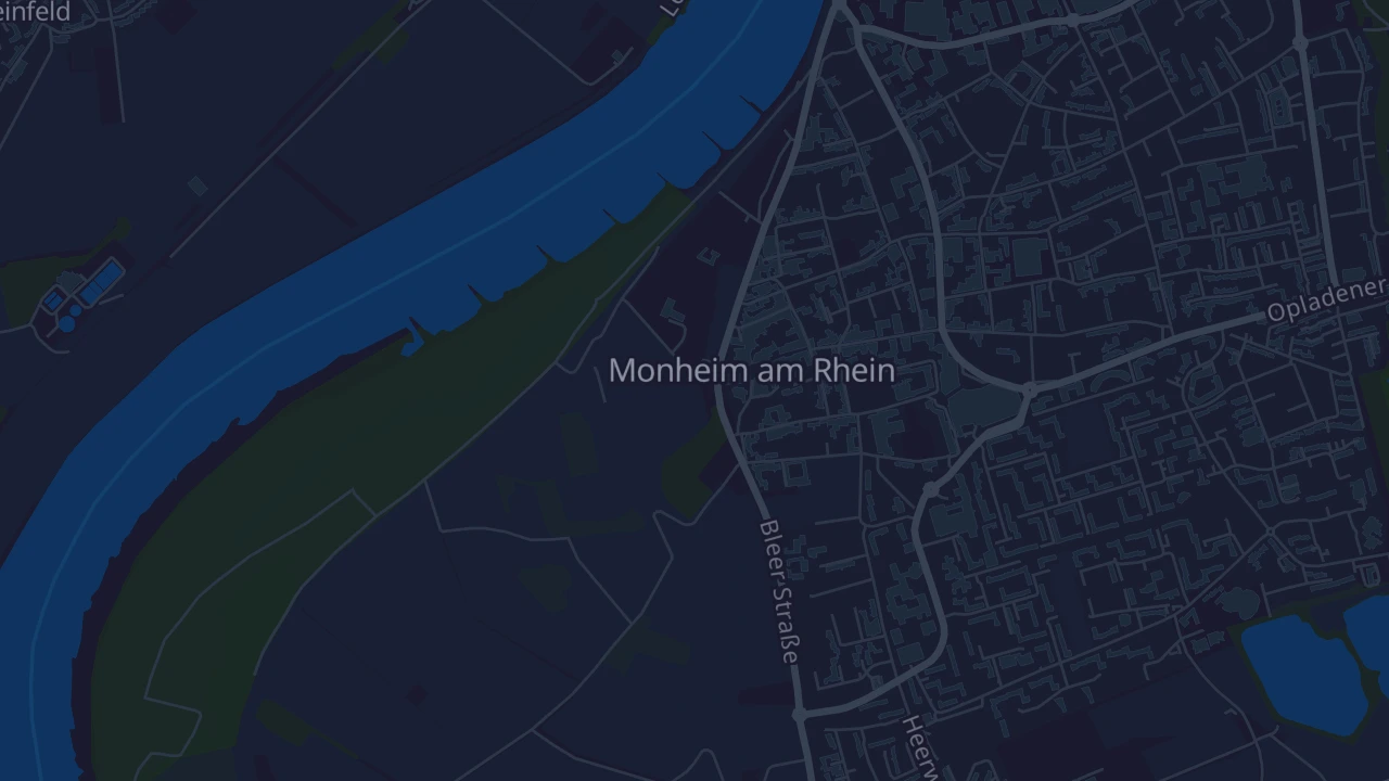 Karte von Monheim am Rhein
