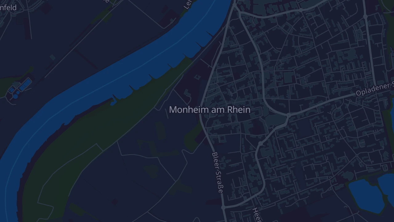Karte von Monheim am Rhein