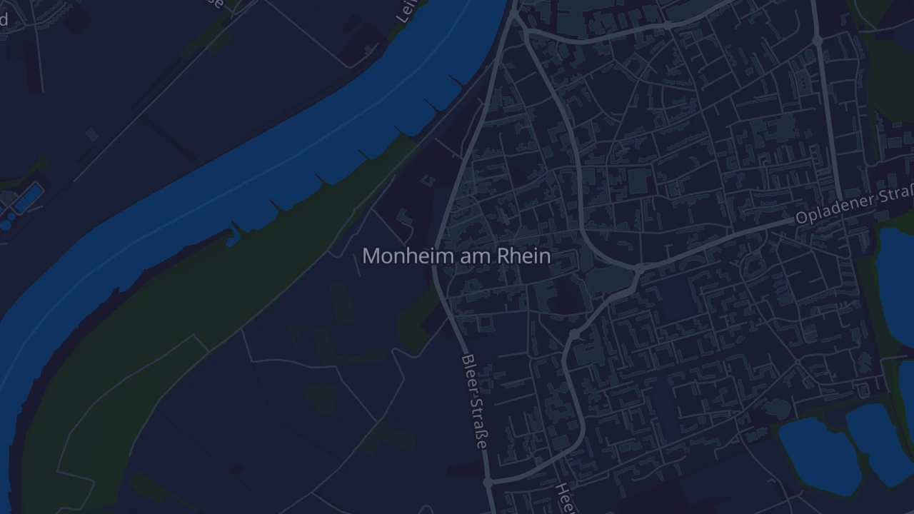 Karte von Monheim am Rhein
