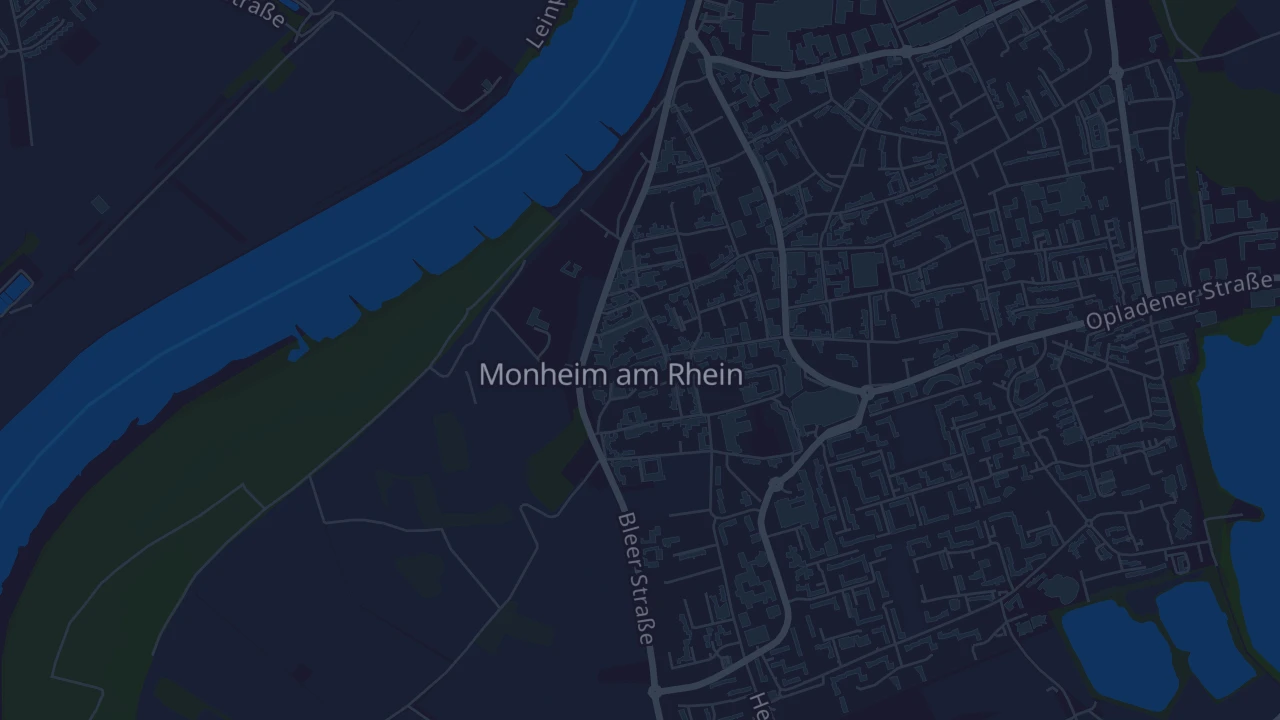 Karte von Monheim am Rhein