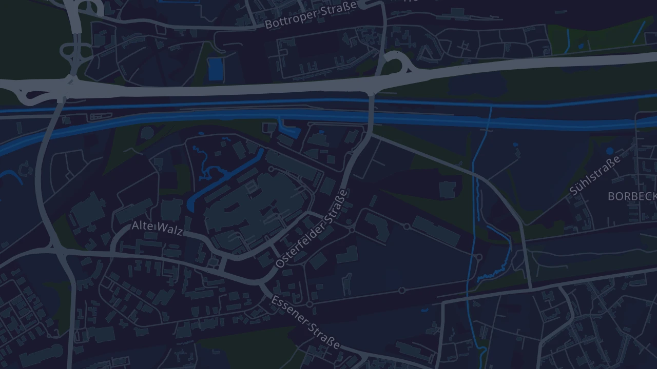 Karte von Oberhausen