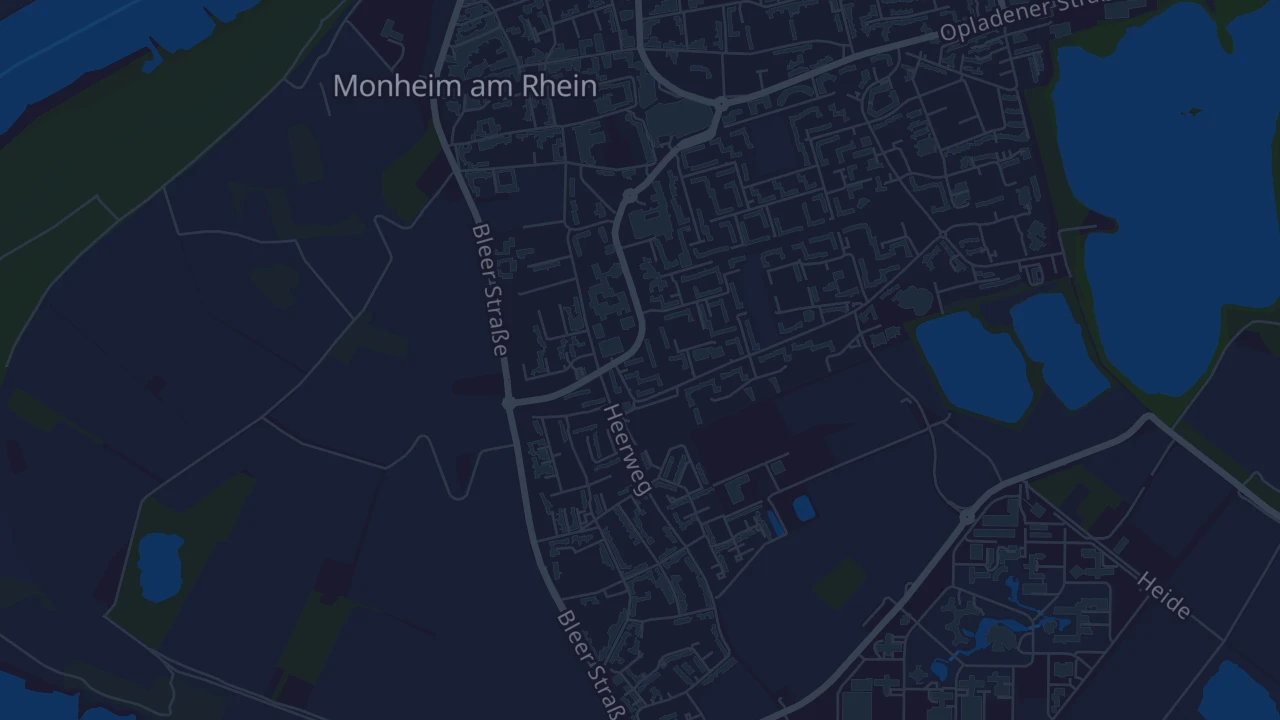 Karte von Monheim am Rhein