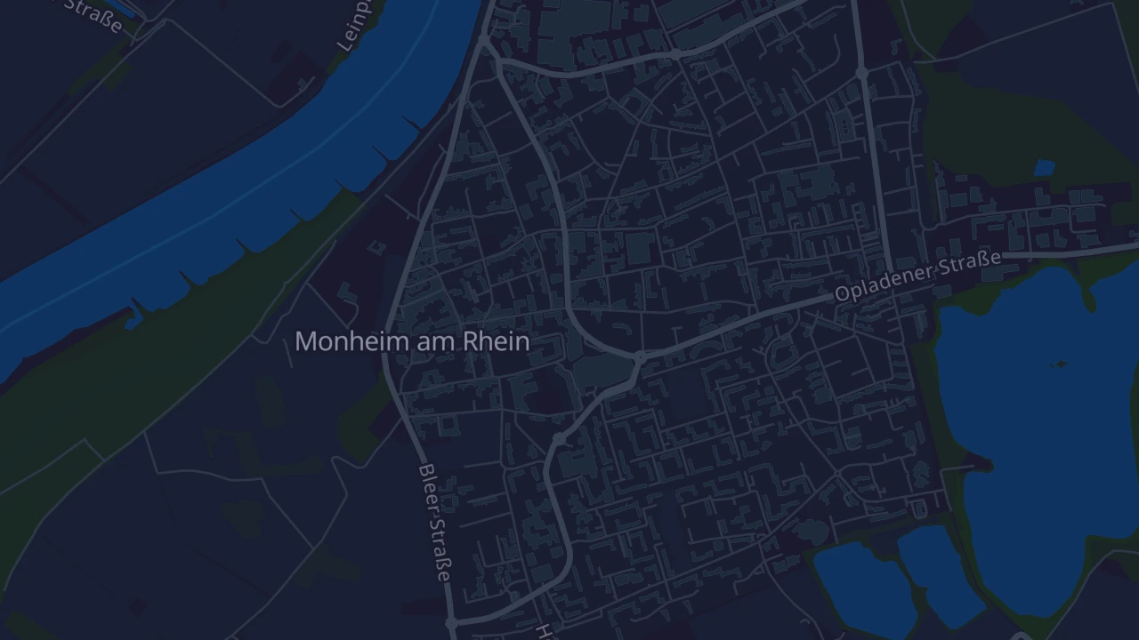 Karte von Monheim am Rhein
