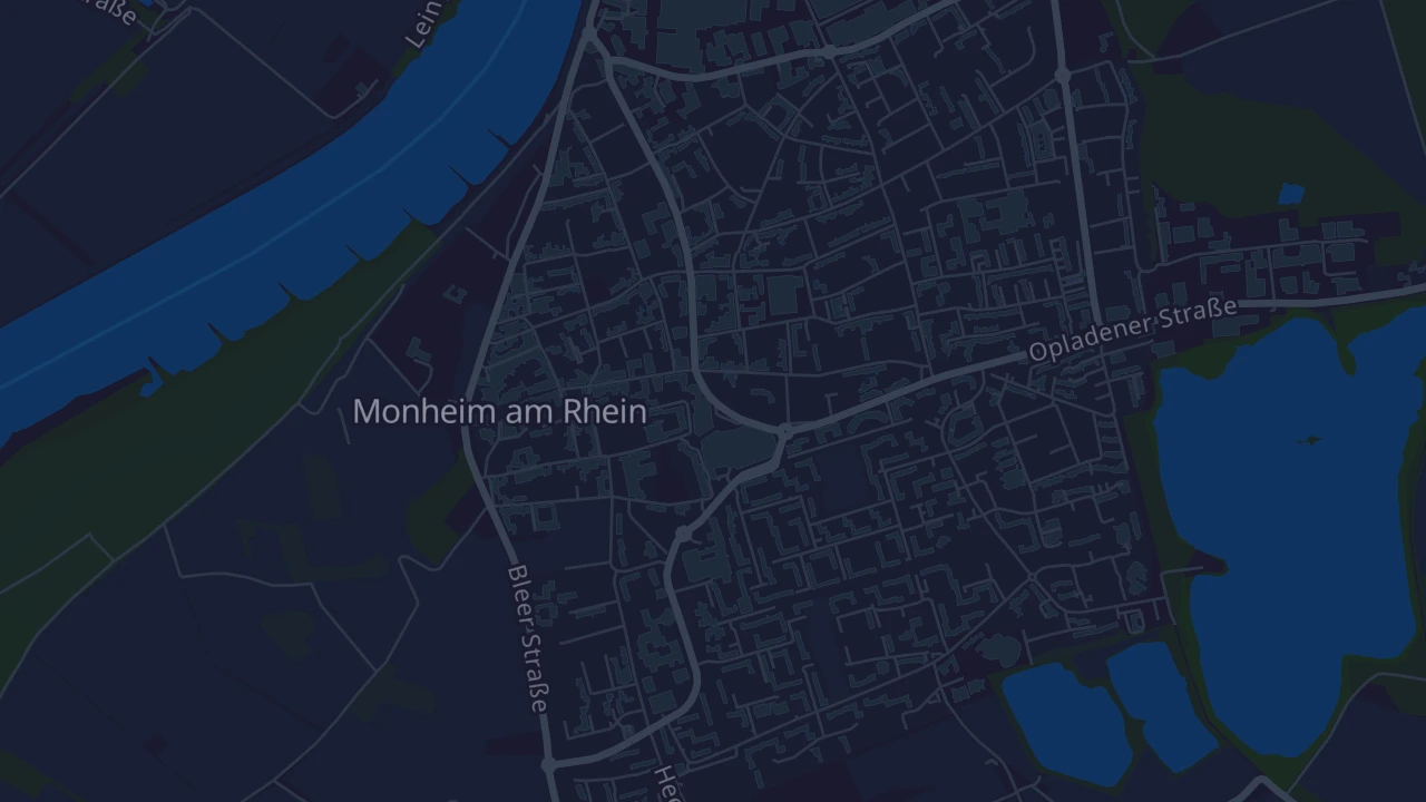 Karte von Monheim am Rhein
