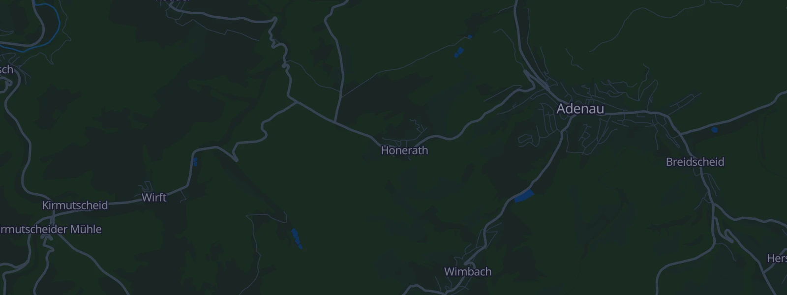 Karte von Honerath