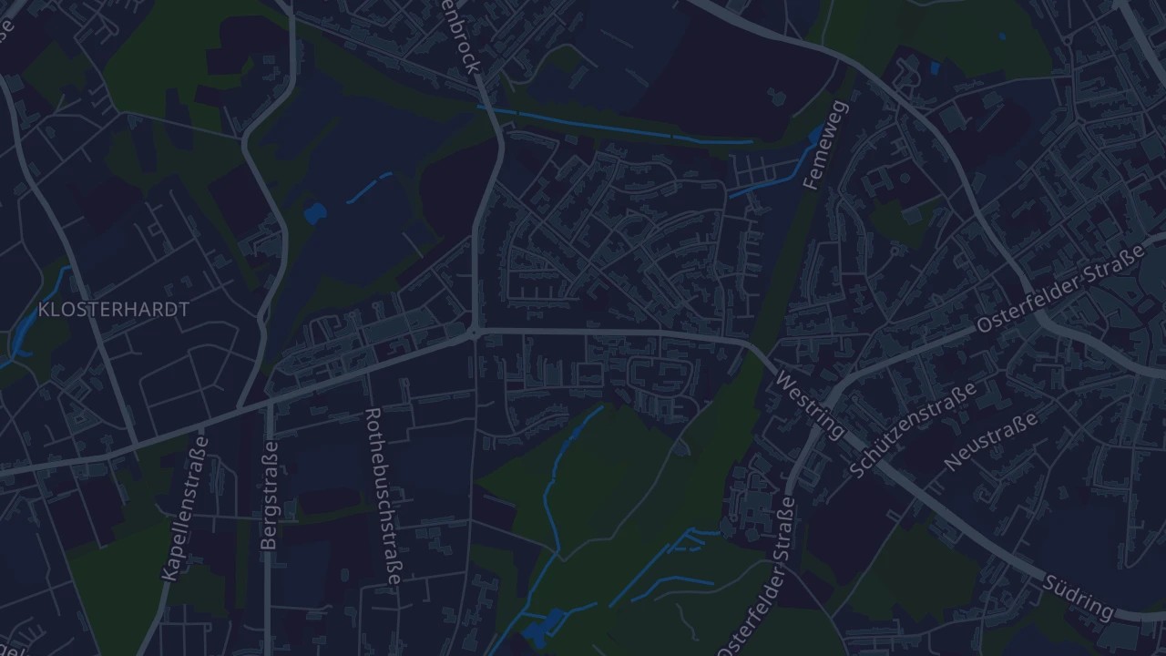 Karte von Bottrop