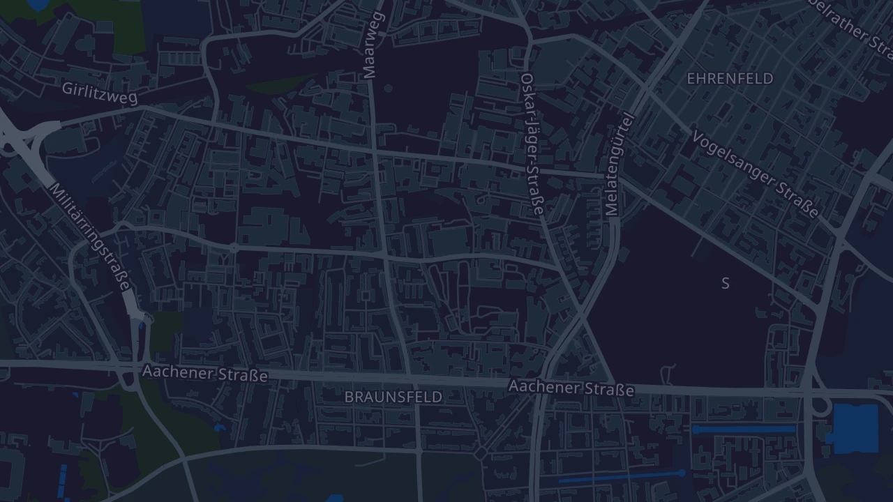 Karte von Köln