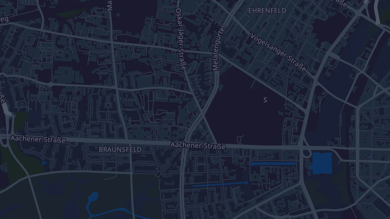Karte von Köln