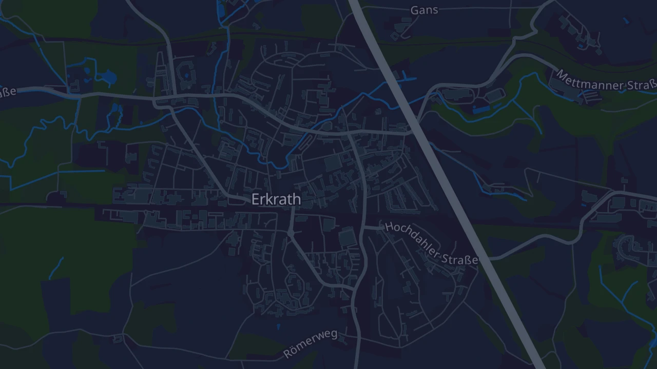 Karte von Erkrath