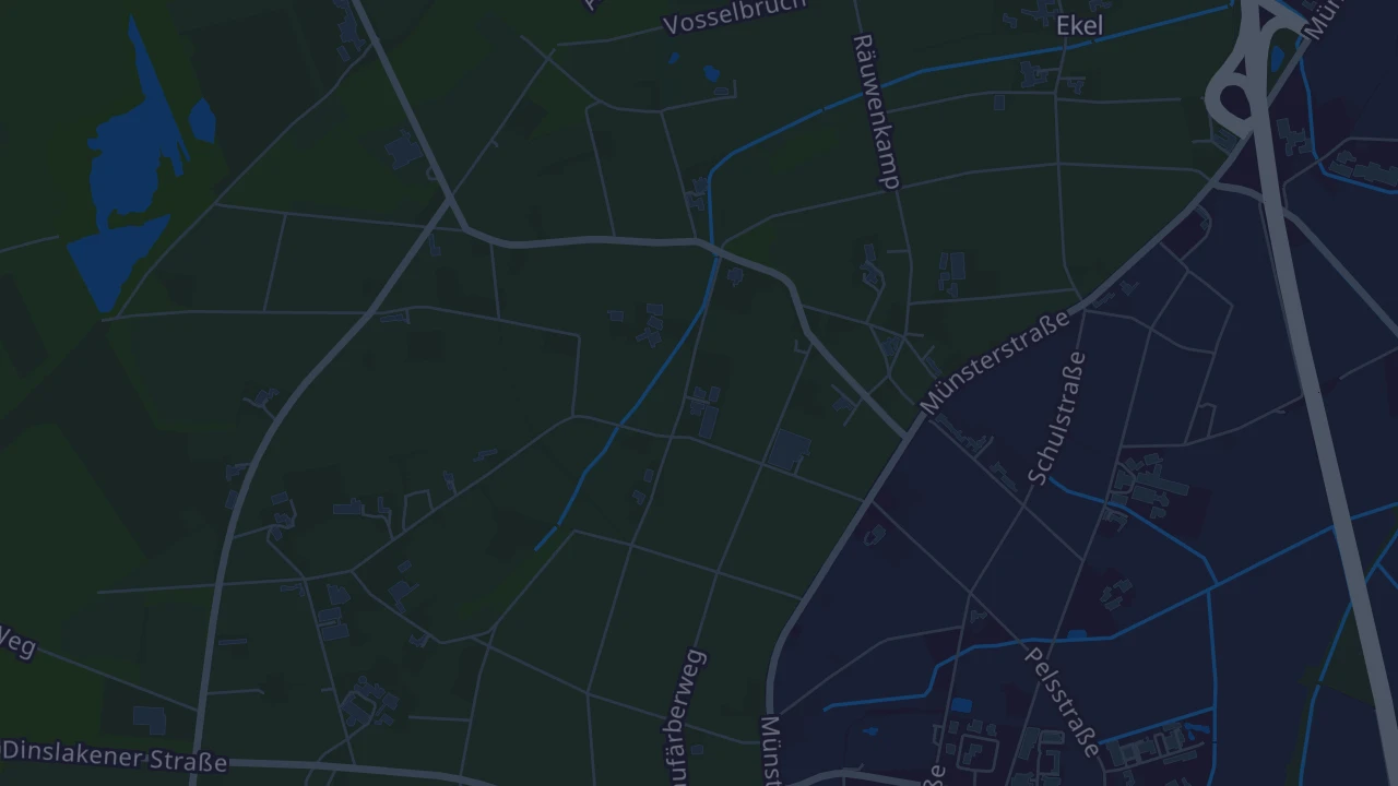 Karte von Bottrop