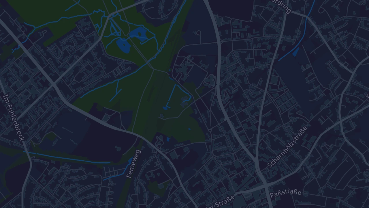 Karte von Bottrop