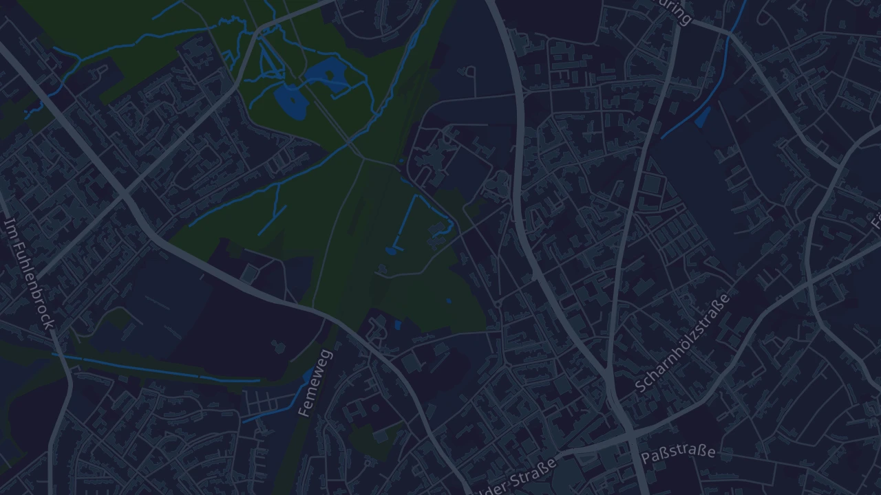 Karte von Bottrop