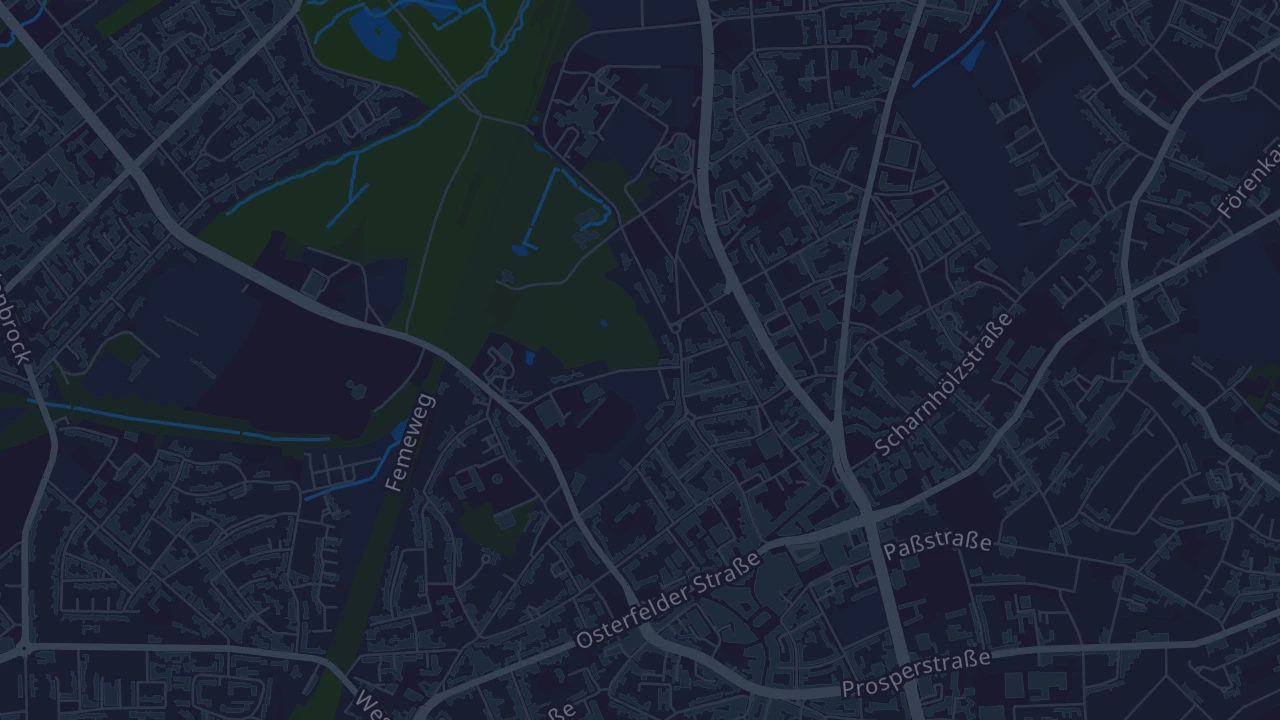 Karte von Bottrop