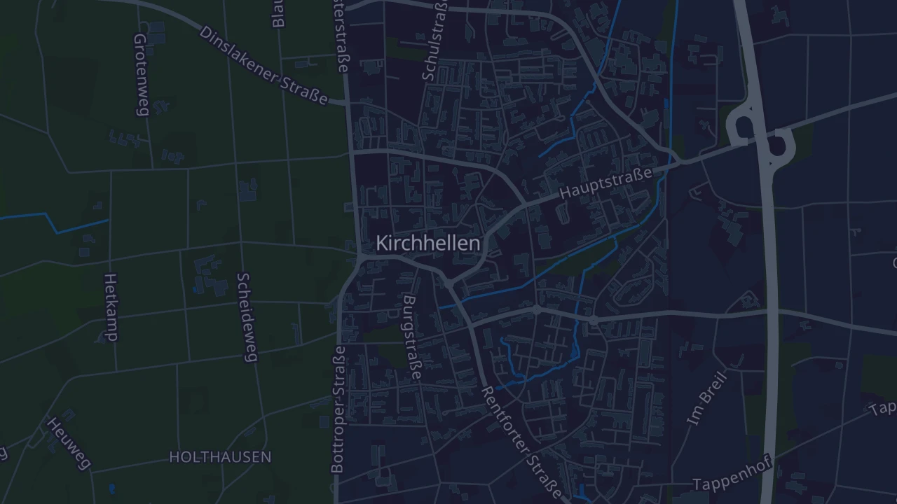 Karte von Bottrop