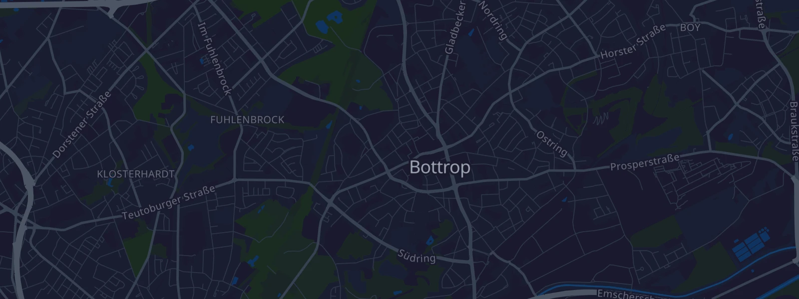 Karte von Bottrop
