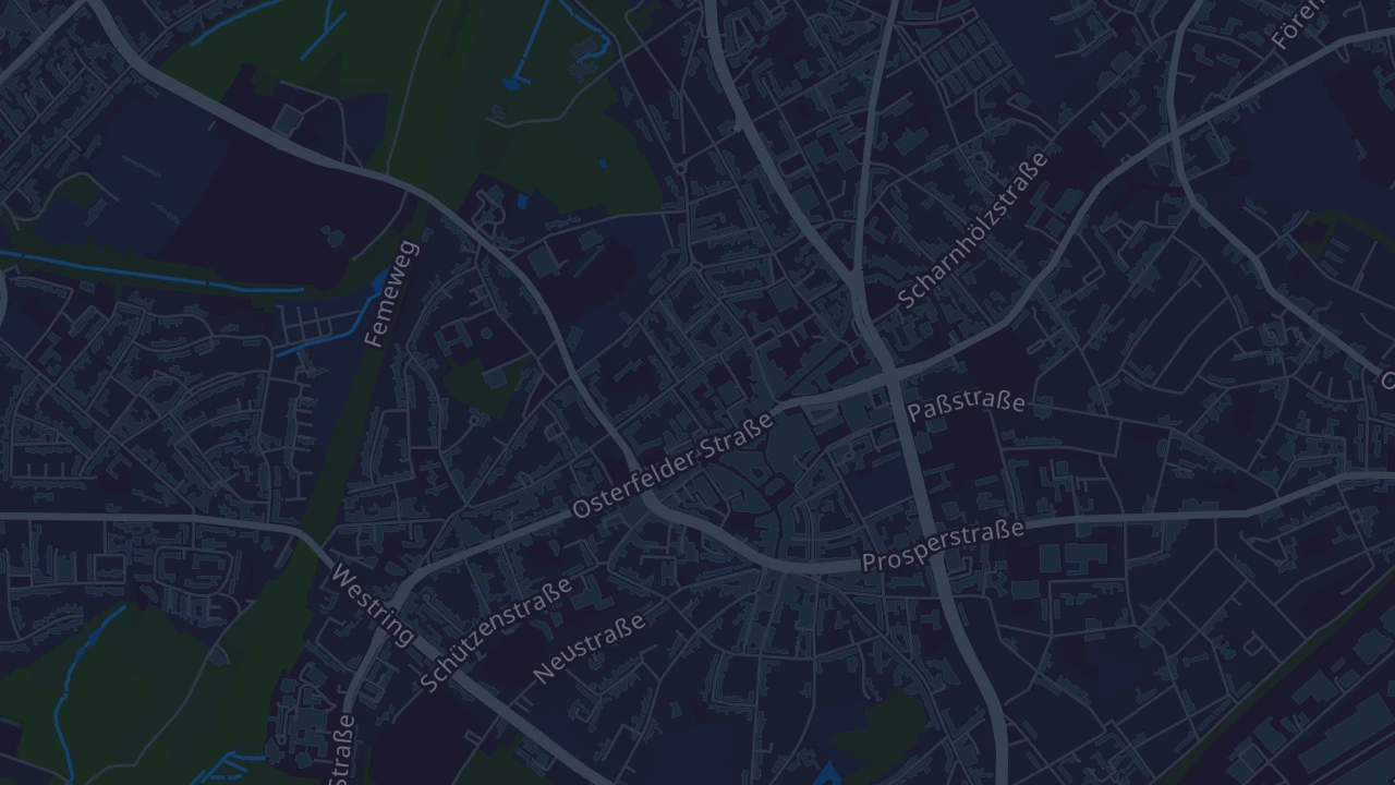 Karte von Bottrop