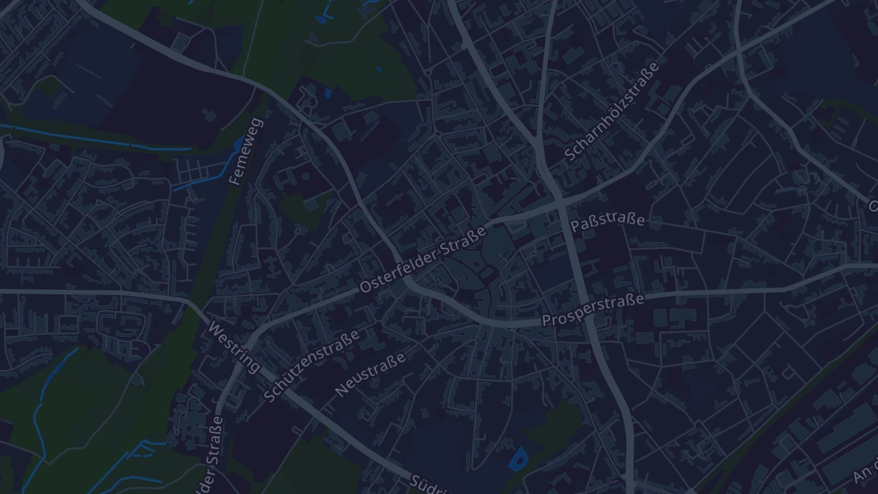 Karte von Bottrop
