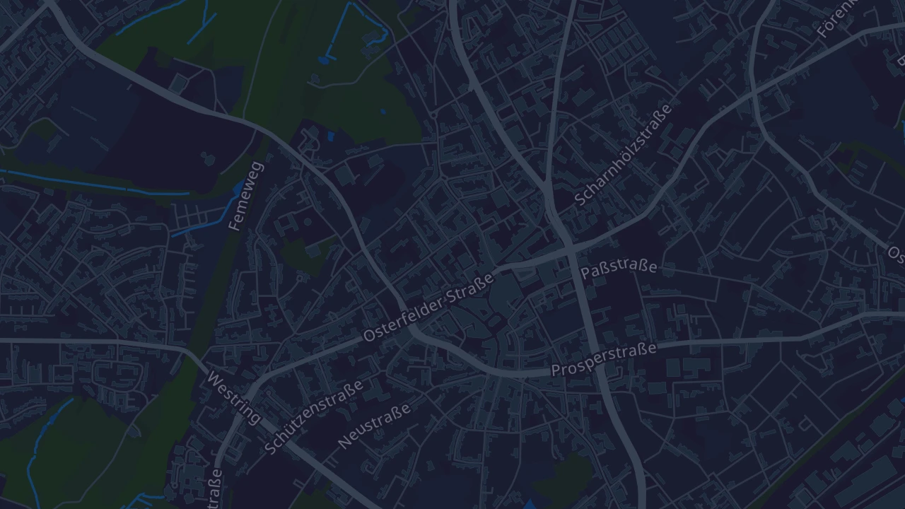 Karte von Bottrop
