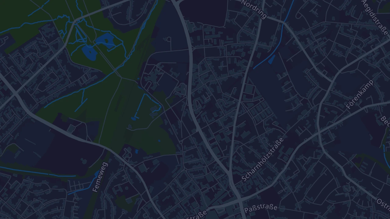 Karte von Bottrop