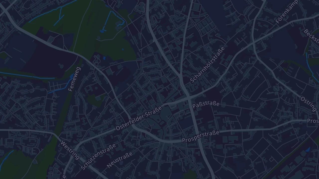 Karte von Bottrop