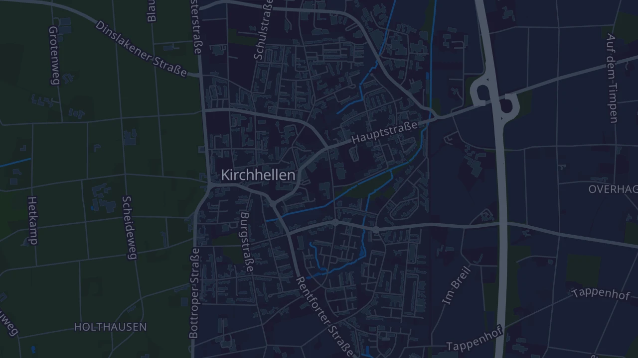 Karte von Bottrop
