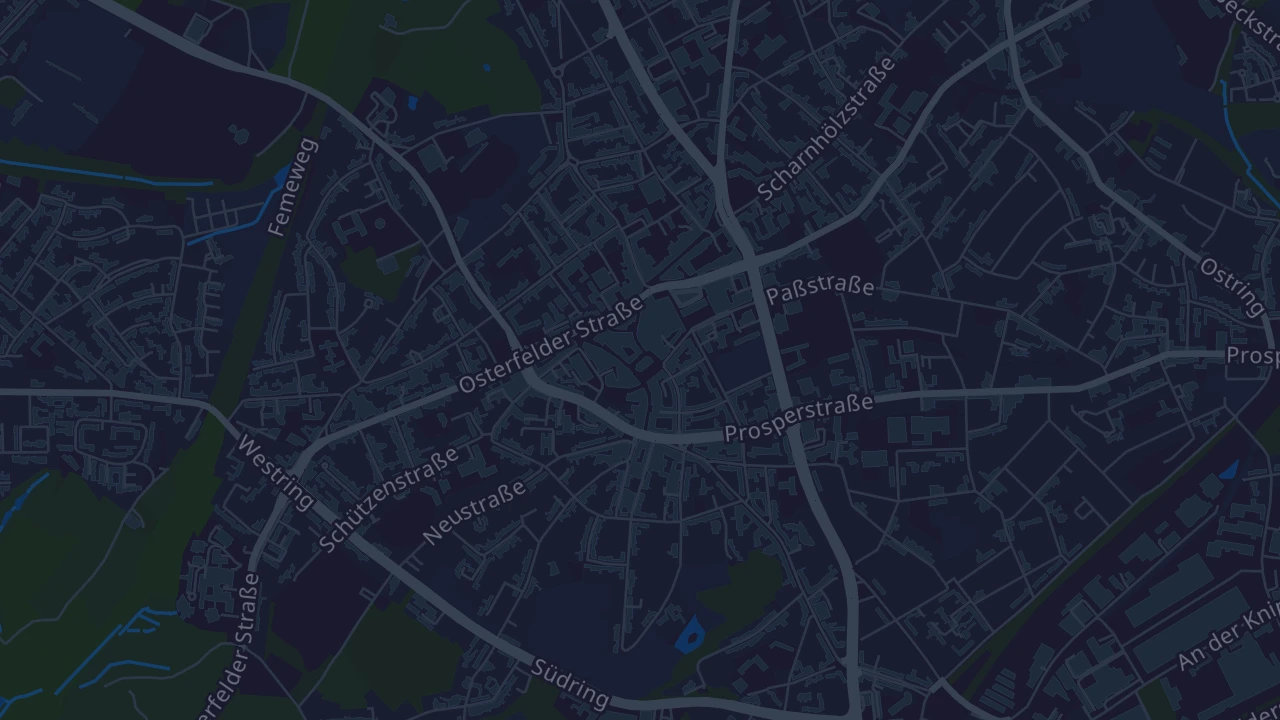 Karte von Bottrop