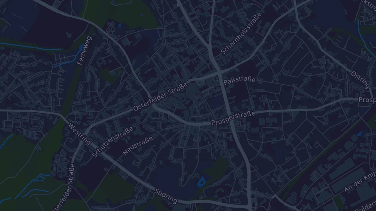 Karte von Bottrop