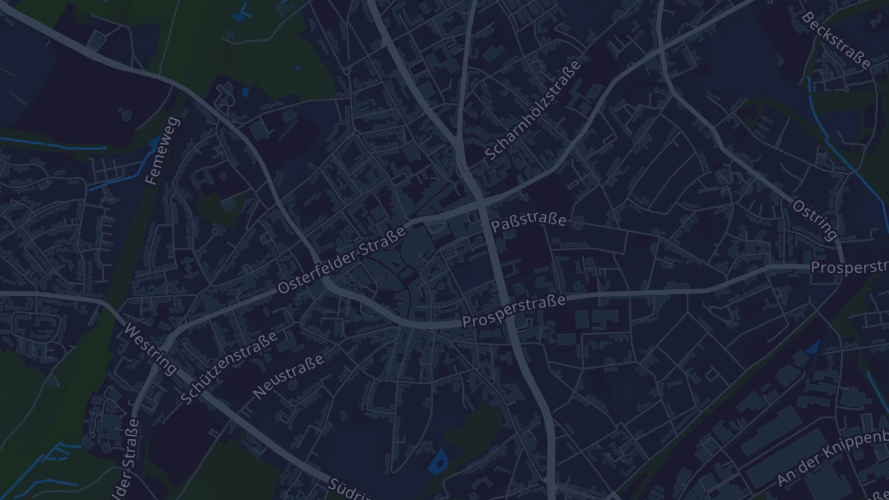 Karte von Bottrop