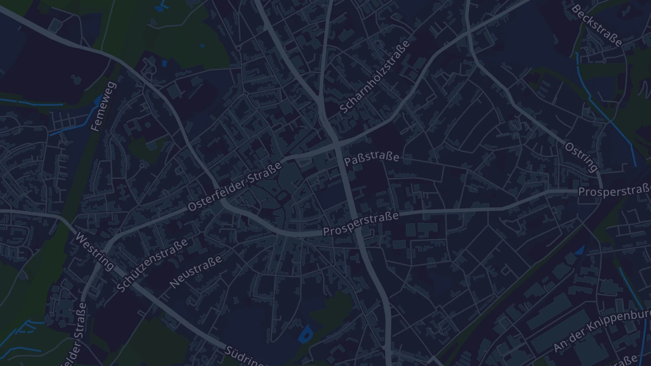 Karte von Bottrop