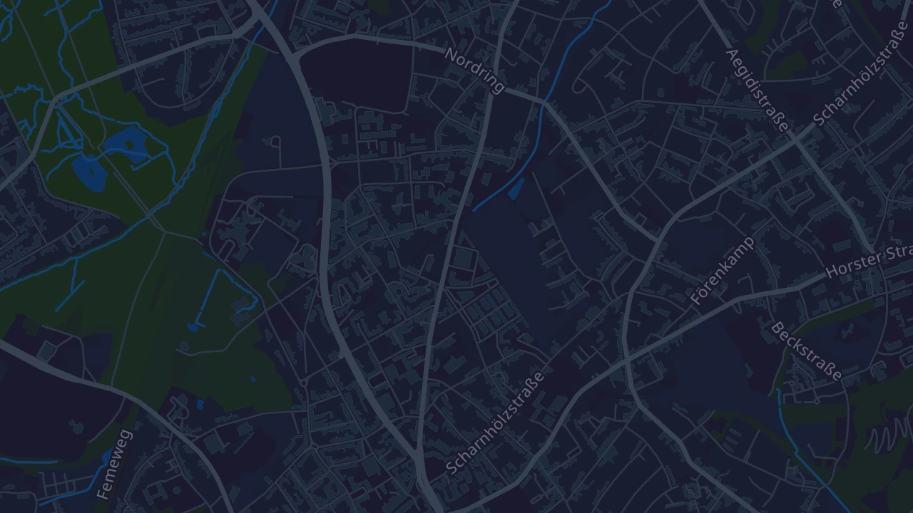 Karte von Bottrop