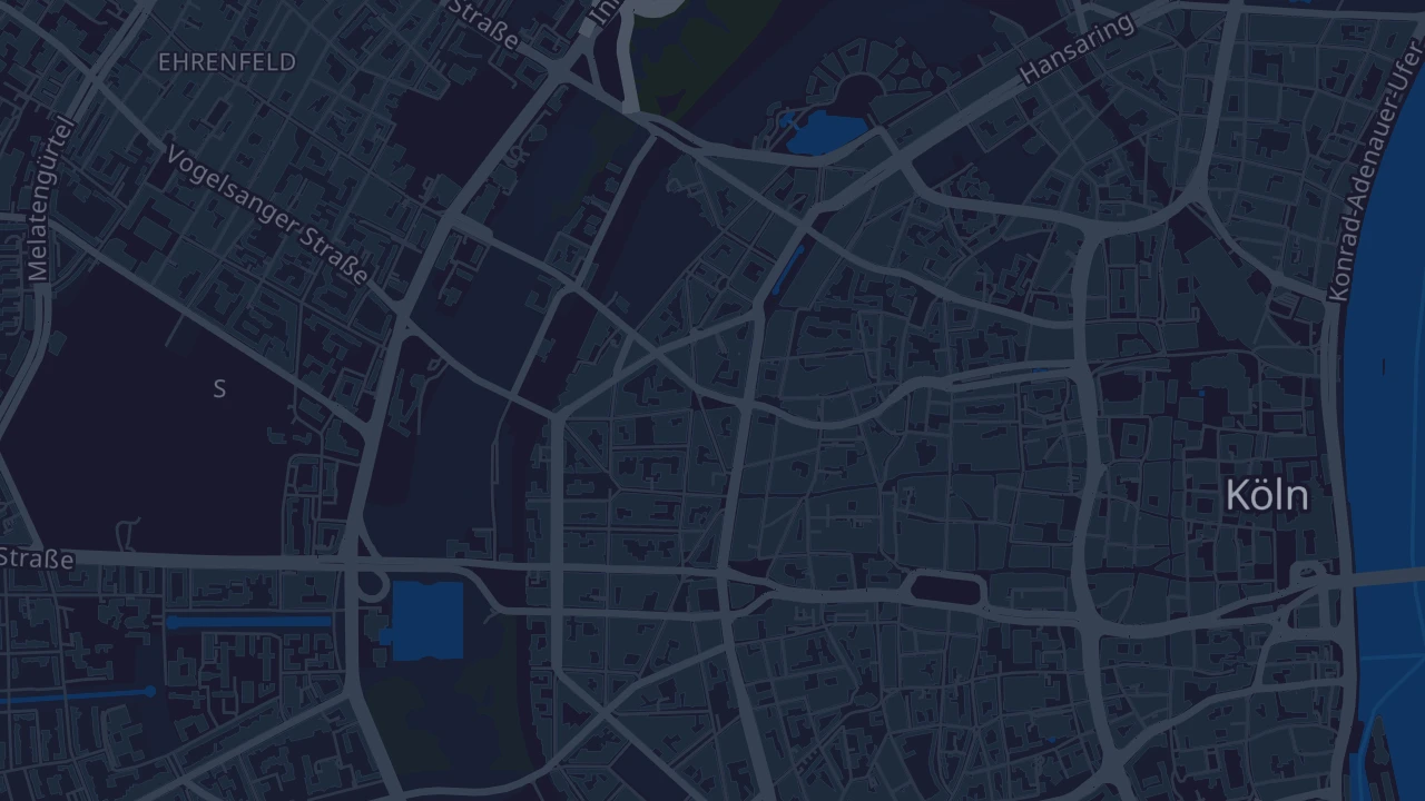 Karte von Köln