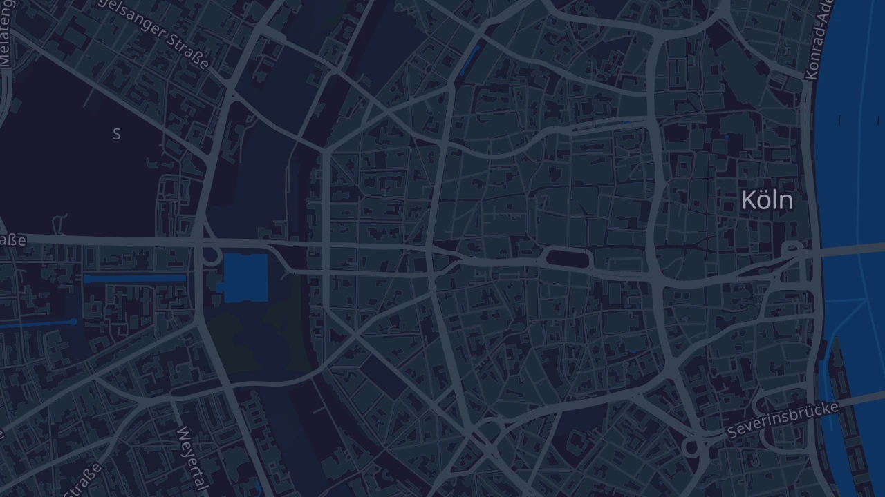 Karte von Köln