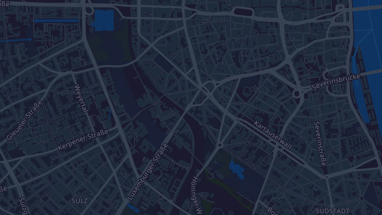 Karte von Köln