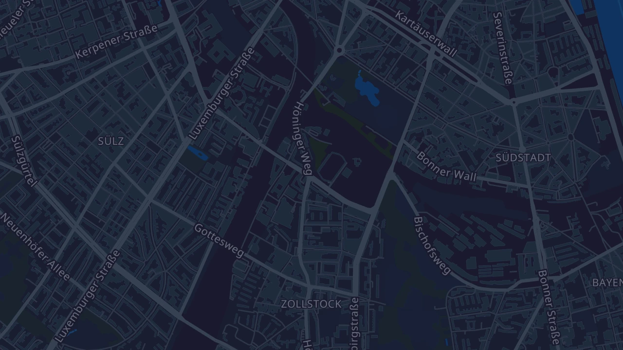Karte von Köln