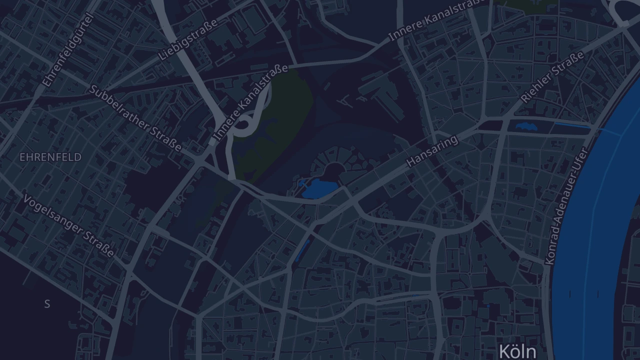 Karte von Köln